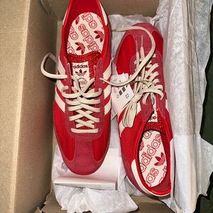 Adidas SL72 OG Red and Cream Sneakers